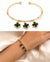 The Emerald Clover Bangle