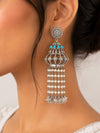Ocean Breeze Pearl Tassel Earrings